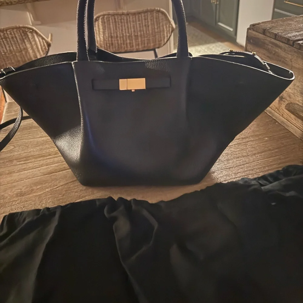 Demellier Black Midi Tote NWT - Picture 7 of 11
